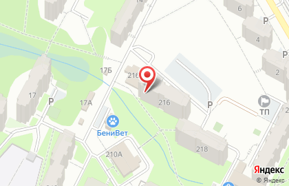 Супермаркет Магнит на Ново-Садовой улице, 216а на карте