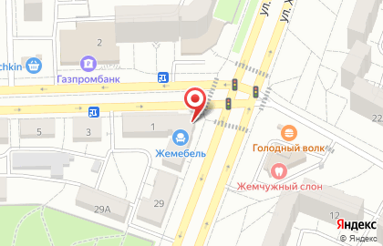 Магазин пива БИРхаус на улице Химиков на карте