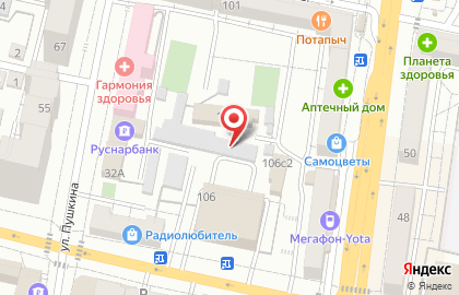 Автостекольная мастерская на Преображенской улице на карте