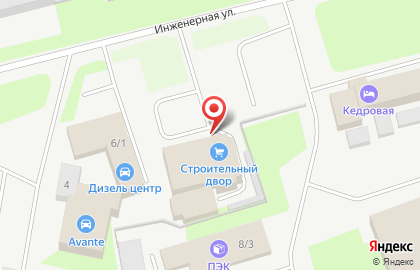 Торгово-сервисная компания Теплоотдача на Инженерной улице на карте