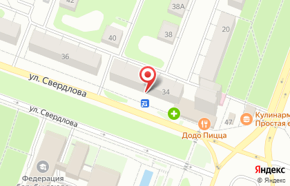 Йола-маркет на улице Свердлова, 34 на карте