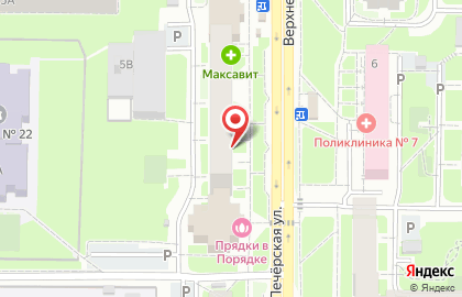 Комиссионный магазин Антиквар на Верхне-Печерской улице на карте