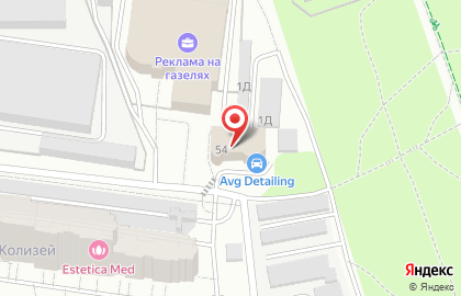 Автомойка на ул. Фрунзе, вл1а на карте