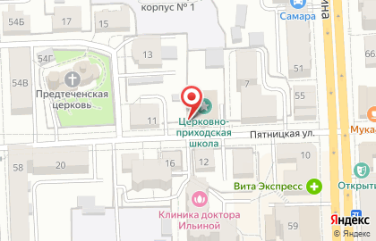 Архитектура, МБУ на Пятницкой улице на карте