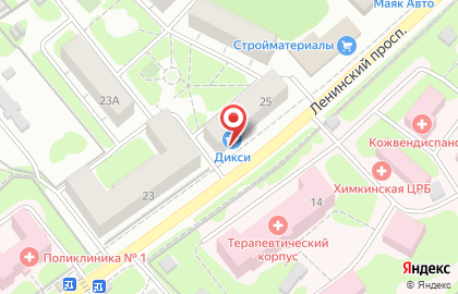 Ветеринарный центр и зоомагазин зоо Идеал в Ленинском на карте
