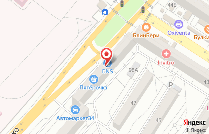 Магазин у дома Бристоль в Краснооктябрьском районе на карте