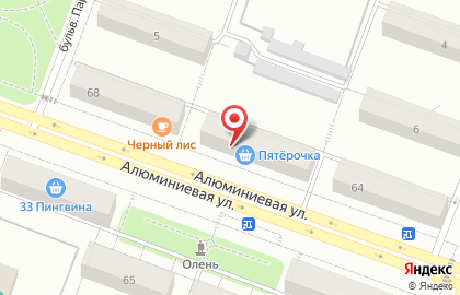 Магазин Пятерочка в Екатеринбурге на карте