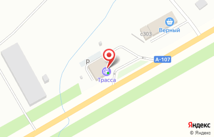 АЗС Трасса на карте