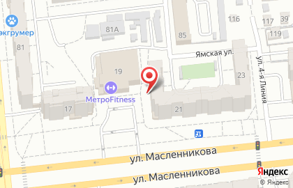 Сервисный центр Техноград на улице Масленникова на карте
