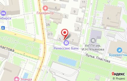 Туристическая компания ВолгаТур в Ленинском районе на карте