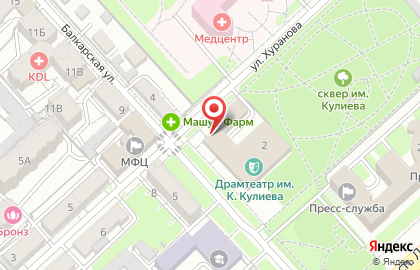 Центр документации новейшей истории Кабардино-Балкарской Республики на карте
