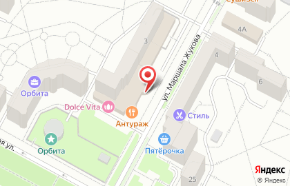 Банкомат АТБ на улице Маршала Жукова на карте