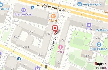 ВКС на улице Красная Пресня на карте