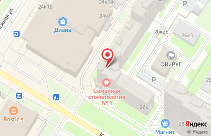 Семейная стоматология № 1 на Караваевской улице на карте