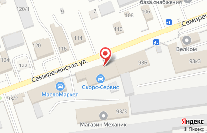 Магазин инструментов ПрофИнструмент на Семиреченской улице на карте
