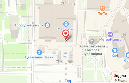 Магазин цветов Светлана на проспекте Циолковского на карте