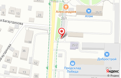 Автостоянка Меркурий на проспекте Строителей на карте
