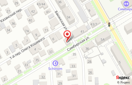 ЭкоСервис на Симбирской улице на карте