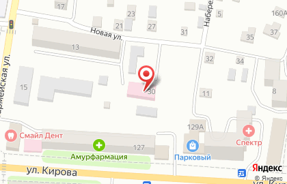 Белогорская больница на Новой улице в Белогорске на карте
