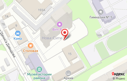 Давыдовские бани на карте
