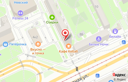 Оптика на Ломоносовской на карте