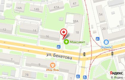 Магазин Павловская курочка на улице Бекетова, 16 на карте