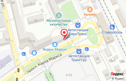 Минимаркет Мята в Ставрополе на карте