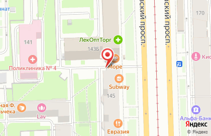 Рыбка & Икорка на Московском проспекте на карте