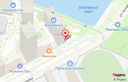 Кафе-пекарня Печь на улице Колмогорова на карте