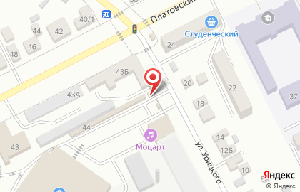 Шиномонтажная мастерская в Ростове-на-Дону на карте