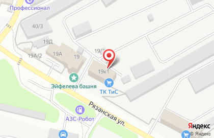Три Льва на Рязанской улице на карте
