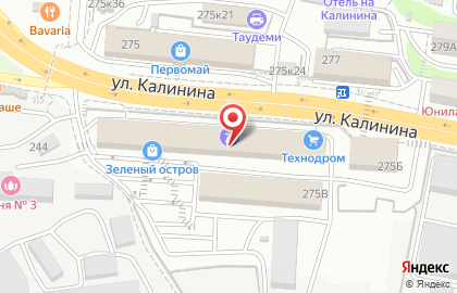 Туристическое агентство Anex Tour в Первомайском районе на карте