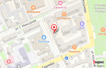 Магазин сантехники во Владикавказе на карте