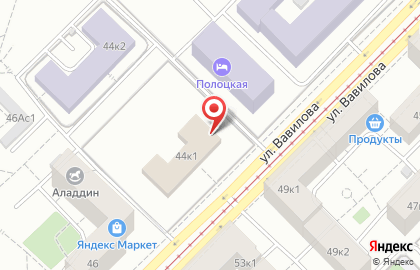 Отдел Военного комиссариата г. Москвы, район Черёмушки на карте