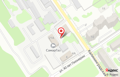Самара Газ Техника на Калининградской улице на карте