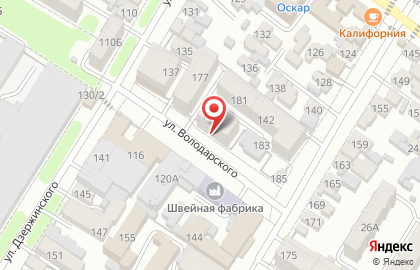 Агентство недвижимости Наш город на улице Володарского на карте