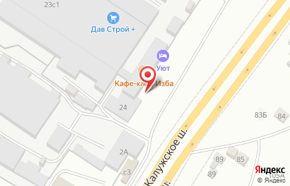 Двин на Калужском шоссе на карте