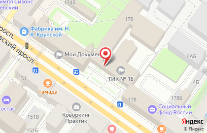 Администрация Центрального района Санкт-Петербурга в Центральном районе на карте