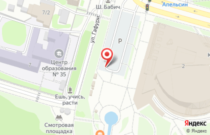 Юрта на улице Заки Валиди на карте