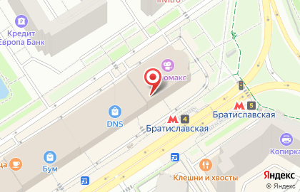 Фирменный магазин детской обуви Котофей на Братиславской на карте