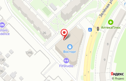 Банкомат ФКБ Петрокоммерц на Зелёной улице в Кстово на карте