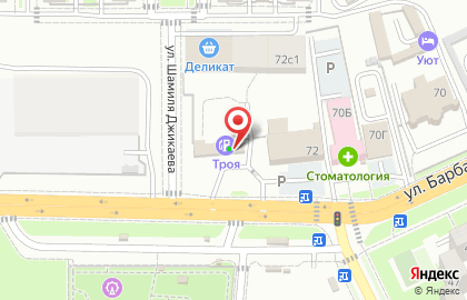 Троя на улице Барбашова на карте