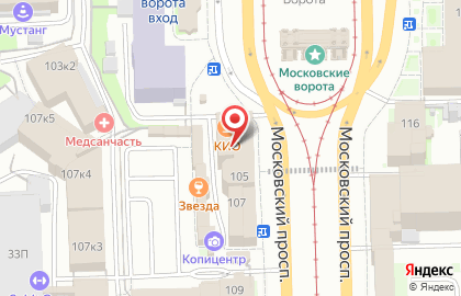 Компьютерная помощь на Московском проспекте на карте