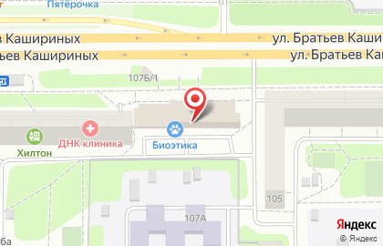 СП БытХолод на улице Братьев Кашириных на карте