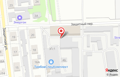 ОАО Жилстрой в Защитном переулке на карте
