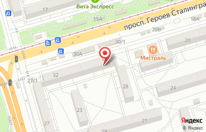 Агентство Волгоградский центр недвижимости на карте