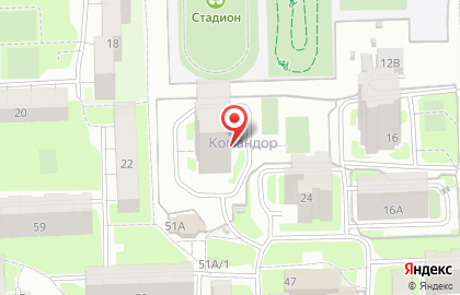 Салон Василек в Октябрьском районе на карте