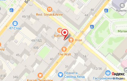 Any.pasta.pizza.bar на Большой Пушкарской улице на карте
