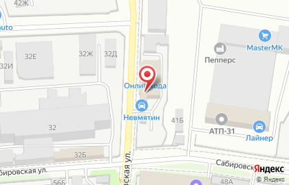 Детейлинг-центр Невмятин на Полевой Сабировской улице на карте