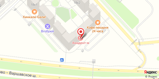 Медицинский центр Amadent-M на карте
